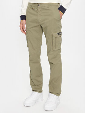 Aeronautica Militare Aeronautica Militare Szövet nadrág 232PA1329CT2443 Zöld Regular Fit