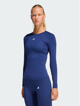 adidas adidas Koszulka techniczna 140157 Niebieski jasny Fitted Fit