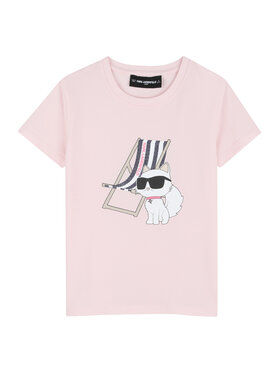 Karl Lagerfeld Kids Karl Lagerfeld Kids Majica Z31157 D Roza Regular Fit