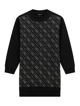 Guess Guess Kleid für den Alltag J5YK02 KA6V4 Schwarz Regular Fit