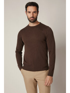 Lancerto Lancerto Sweter Joakim SW073225000041 Brązowy Regular Fit