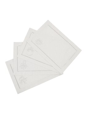 Roseberry Home Roseberry Home Podkładka na stół Christmas Silverline Srebrny
