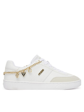 Guess Guess Sneakersy FLTNAO LEA12 Biały