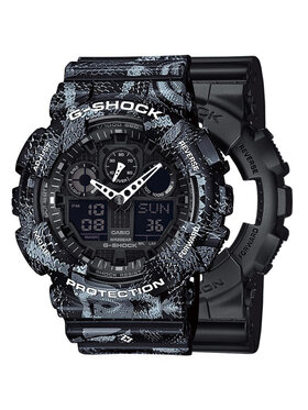 Casio Casio Zegarek SET GA-100-1A1ER + BEZEL 10520052 + PASEK 10520049 Czarny