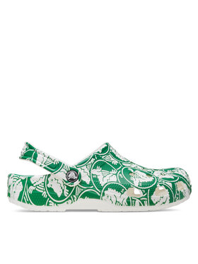 Crocs Crocs Klapki Classic Duke Print Clog 210003 Zielony