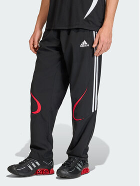adidas adidas Spodnie materiałowe 152583 Czarny Loose Fit