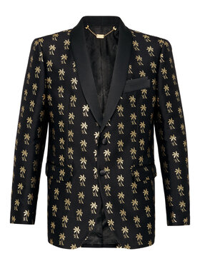 Billionaire Billionaire Marynarka 17699 Czarny Regular Fit