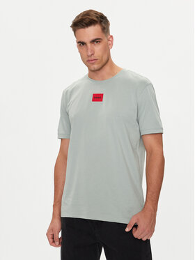 HUGO Hugo T-shirt Diragolino212 50447978 Zelena Regular Fit
