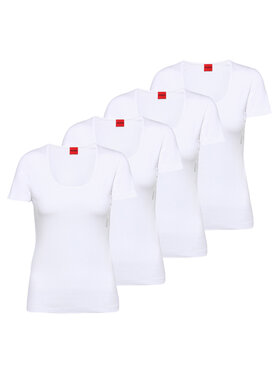 HUGO Hugo T-Shirt 27058 Biały Slim Fit
