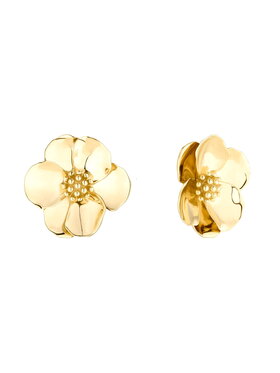 Alicja&Maria Jewellery Alicja&Maria Jewellery Kolczyki Peonies Żółte złoto