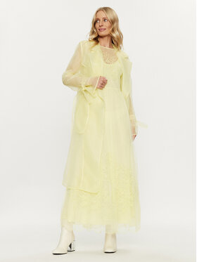 TWINSET TWINSET Vsakodnevna obleka 232TP2101 Rumena Regular Fit