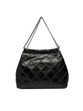 Tory Burch Tory Burch Kabelka Fleming Soft Distressed Hobo Bag 165170 Čierna