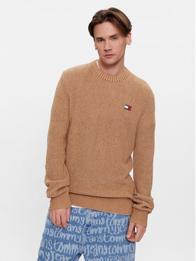 Tommy Jeans Tommy Jeans Светр Tonal Xs Badge DM0DM17776 Бежевий Regular Fit