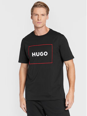 Hugo Hugo T-Shirt Dumex 50475330 Czarny Regular Fit