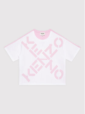 Kenzo Kids Kenzo Kids T-Shirt K15599 Różowy Relaxed Fit