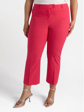 Fiorella Rubino Fiorella Rubino Pantaloni di tessuto P140L002113N019 Rosso Cropp Fit