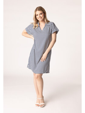 QUIOSQUE QUIOSQUE Sukienka codzienna QUIOSQUE 4UB038822 Granatowy Regular Fit