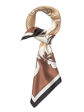 ALLORA BE UNIQUE ALLORA BE UNIQUE Foulard 100% silk Marrone