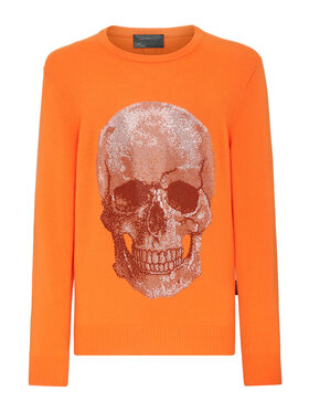 PHILIPP PLEIN PHILIPP PLEIN Longsleeve 1637 Arancione Regular Fit