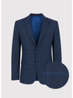 Pako Lorente Pako Lorente Marynarka P23WF-3X-024 Granatowy Slim Fit