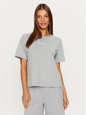 United Colors Of Benetton United Colors Of Benetton Pyžamový top 30963M04R Šedá Regular Fit