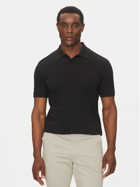 Liu Jo Liu Jo Тениска с яка и копчета QA5157 J0299 Черен Regular Fit