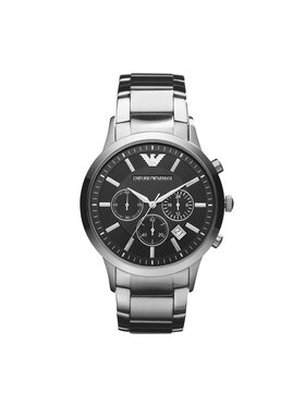 Emporio Armani Emporio Armani Sat AR2434 Srebrna