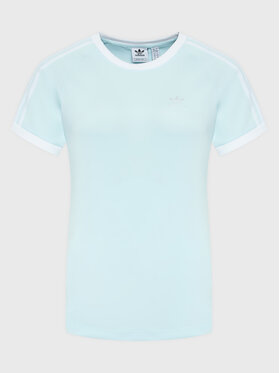 adidas adidas T-Shirt adicolor Classics 3-Stripes HM6415 Modrá Slim Fit