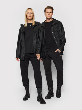 Rains Rains Neperšlampanti striukė Unisex 12010 Juoda Regular Fit