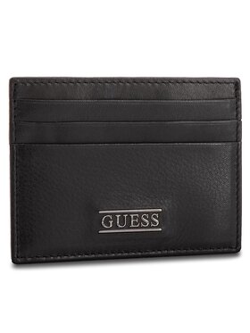 Guess Guess Kreditkartenetui New Boston Card Case SM2420 LEA25 Schwarz