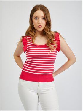 Orsay Orsay Koszula 507499324000__XS Różowy Regular Fit