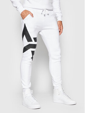 Alpha Industries Alpha Industries Παντελόνι φόρμας Side Logo 118362 Λευκό Slim Fit