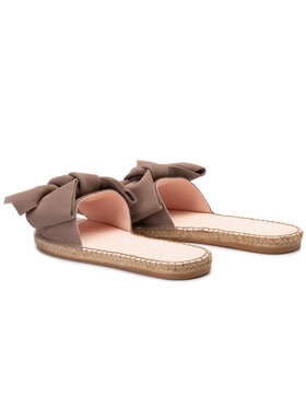 Manebi Espadrile Sandals With Bow K 1.9 J0 Smeđa