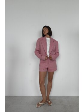 ROSE AVENUE ROSE AVENUE Bermudy MARISA Różowy Basic Fit