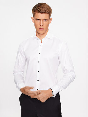 Eterna Eterna Koszula 8218/F659 Biały Slim Fit