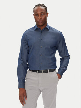 Calvin Klein Calvin Klein Cămașă LV019EU024 Bleumarin Slim Fit