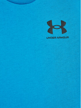 Under Armour T-shirt Ua Sportstyle Left Chest Ss 1363280 Plava Loose Fit