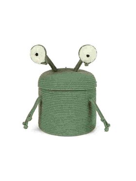Lorena Canals Lorena Canals Pojemnik na zabawki Kosz dekoracyjny Alien Zog, "Mom, I want to be an astronaut" Zielony