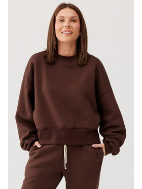 Lunedi Lunedi Bluza Cozy Brązowy Regular Fit