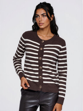 Ombre Ombre Svetr OW-SW-E0026 Hnědá Regular Fit