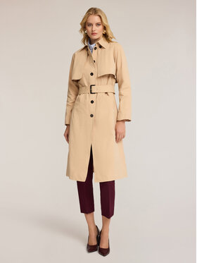 Motivi Motivi Cappotto 0059Q000559N012 Écru Regular Fit