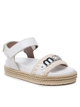 Mou Mou Сандали Rope Bio Sandal # 02 SW451000C Бял