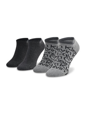 Calvin Klein Calvin Klein Set di 2 paia di calzini corti da uomo 701218714 Grigio
