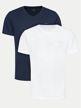 Gant Gant Set 2 tricouri 900002018 Colorat Regular Fit