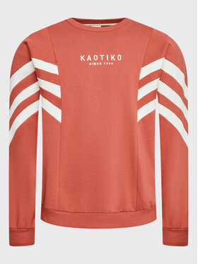 Kaotiko Kaotiko Sweatshirt Chad AK087-07-G002 Rose Relaxed Fit