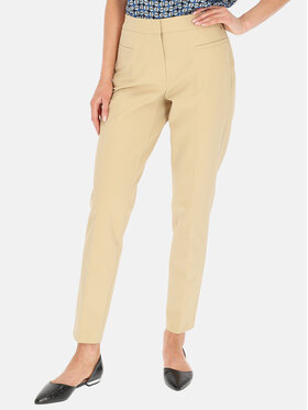 Gerry Weber Gerry Weber Spodnie materiałowe 520200-66299 Beżowy Regular Fit