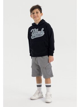minoti minoti Szorty materiałowe 23short49 Szary Regular Fit