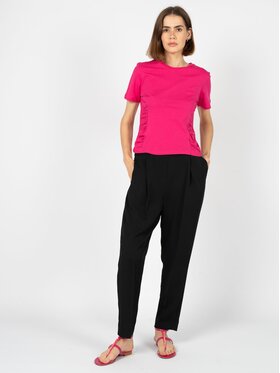 Silvian Heach Silvian Heach Spodnie materiałowe GPP23198PA Czarny Slim Fit