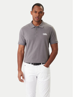 KARL LAGERFELD KARL LAGERFELD Polokošile 745780 561235 Šedá Regular Fit