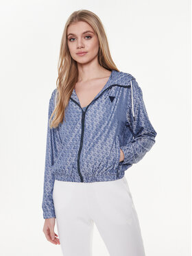 Guess Guess Prehodna jakna Alethea V3GL00 WFAK0 Mornarsko modra Regular Fit